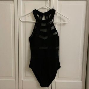 Out From Under cut out sheer bodysuit